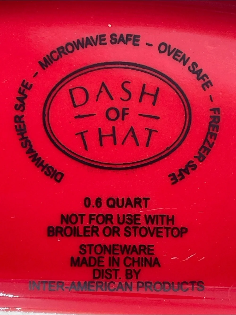 Dash of That bright red